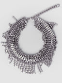 CRYSTAL FRINGE REVERSED CHOKER