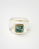 RING CRISTAL DE ROCHE GREEN