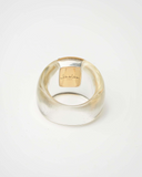 RING CRISTAL DE ROCHE GREEN