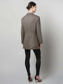 ELIZABETH COAT DRESS WOOL HOUNDSTOOTH