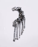 EAR CUFF WITH COLORED CRYSTALS