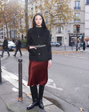 GLASS GREY MEDALLION BELT