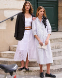 SUN TOP IN COTTON BRODERIE ANGLAISE