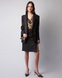 MERYL KNEE-LENGTH CASHMERE SKIRT