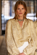 PAULE BLOUSE IN SILK JACQUARD