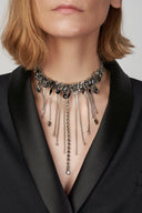FRINGE STRASS CHOCKER