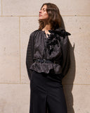 PAULE BLOUSE IN SILK JACQUARD