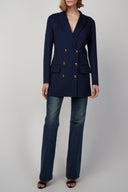 ROBE MANTEAU ELIZABETH - BLEU BARYTON