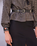 PAULE BLOUSE IN SILK JACQUARD