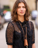 CAMILLE FLOWER LACE DRESS