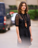 CAMILLE FLOWER LACE DRESS
