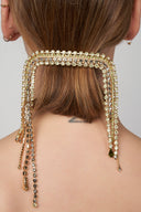 STRASS HAIR CLIP CHAIN