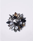 CRYSTAL BROOCH & SAUTOIR PENDANT NECKLACE