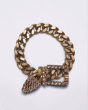 CHAIN BRACELET WITH CRYSTALS