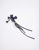 VIOLET BOUQUET LEATHER BROOCH
