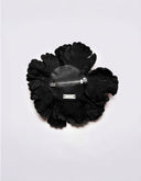 CARNATION LEATHER BROOCH