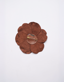 POPPY LEATHER BROOCH