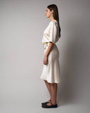 SATIN T-SHIRT - CREAM
