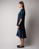 SATIN T-SHIRT - NAVY