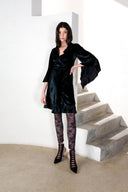 SHORT GOWN IN VELVET