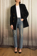ROBE MANTEAU ELIZABETH - BLEU DU SOIR