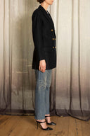 ROBE MANTEAU ELIZABETH - BLEU DU SOIR