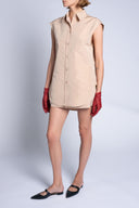 OVERSIZED SLEEVELESS MENS SHIRT