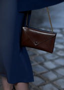ENVELOPE DOUBLE LEATHER BAG