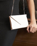 ENVELOPE DOUBLE LEATHER BAG