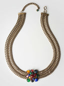 CEINTURE MÉDAILLON COULEUR VERRE