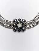 GLASS GREY MEDALLION BELT