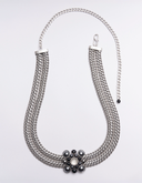 GLASS GREY MEDALLION BELT