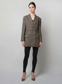 (JAN 23) ELIZABETH COAT DRESS WOOL HOUNDSTOOTH JL 103
