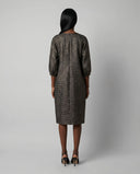 PAULE SHORT DRESS IN SILK JACQUARD