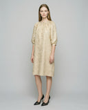 PAULE SHORT DRESS IN SILK JACQUARD