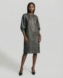PAULE SHORT DRESS IN SILK JACQUARD