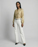 PAULE BLOUSE IN SILK JACQUARD