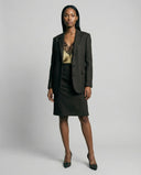 MERYL KNEE-LENGTH CASHMERE SKIRT