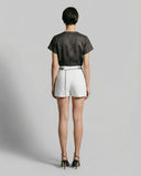 ADELINE TOP IN SILK JACQUARD