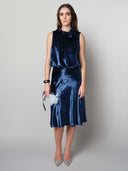 MAR23 Jupe Midi Velours JL312
