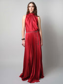 ROSE PLISSE SKIRT W/POCKETS